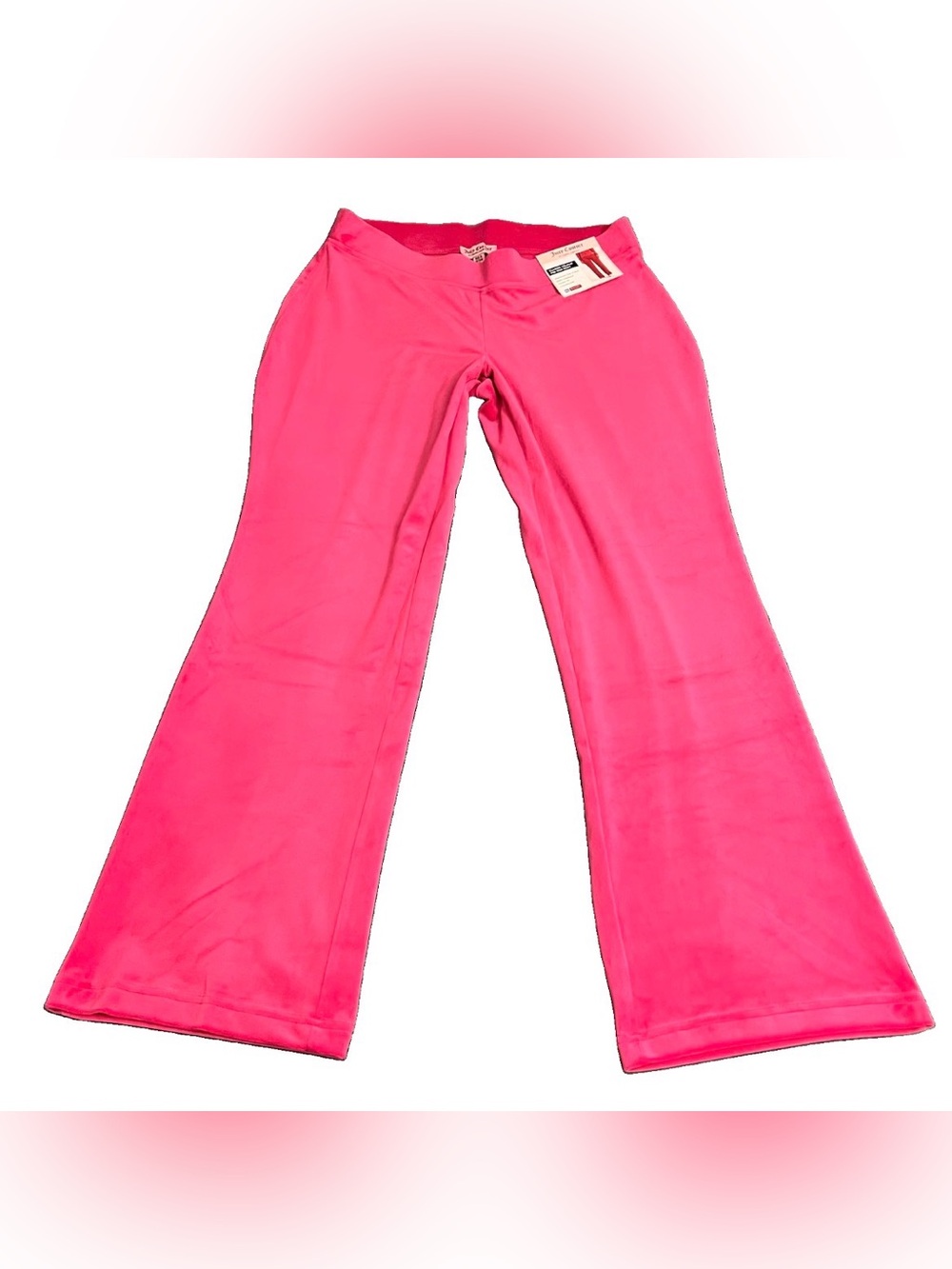 Juicy Couture Classic Velour Mid Rise Pant In Free Love Size XL